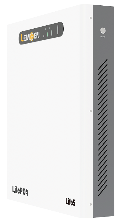 Lemoen: Battery Lithium Ion LIFE5 5.12KWH 51.2V 100Ah (Slim-Line Wall Mount)